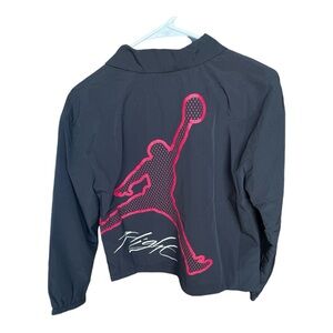 Air Jordan Girls Waterproof Coaches Jacket Size Large 12-18yrs (NWT)